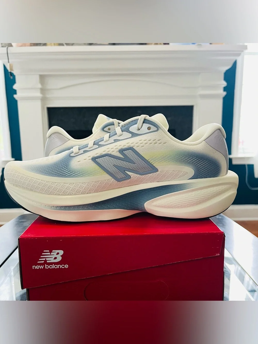 Sz 8.5 New Balance Fresh Foam X Ellipse v1 Men’s Running Shoes ‘Beige Blue’ NWB